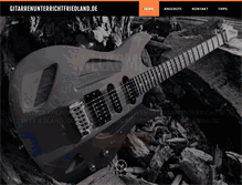 Tablet Screenshot of gitarrenunterrichtberlin.net
